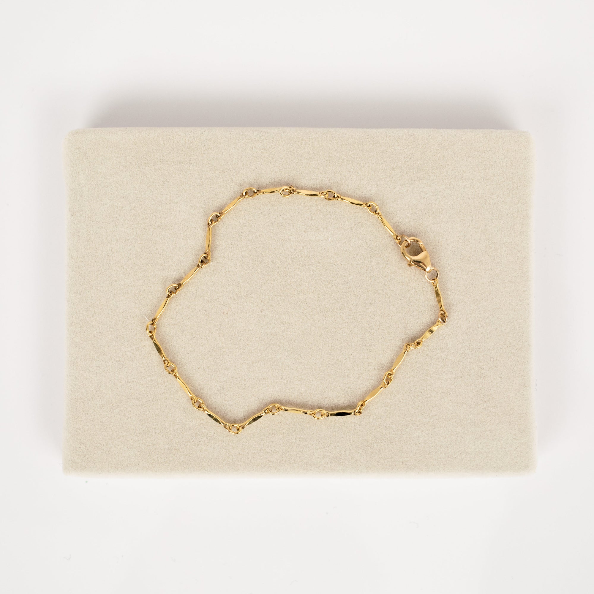 Golden Bar Anklet
