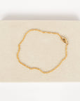 Golden Helix Anklet