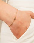 14k Gold Rolo Bracelet