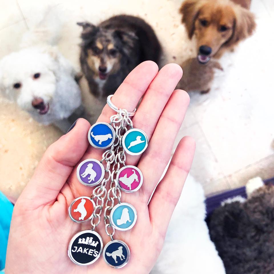 KEYCHAIN sterling silver and silver plate