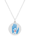 SAVE A CHILD'S HEART CHARM  in sterling silver with rhodium plate