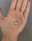 MINI DAISY CHARM 14k gold vermeil