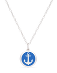 MINI ANCHOR CHARM sterling silver with rhodium plate
