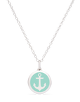 MINI ANCHOR CHARM sterling silver with rhodium plate