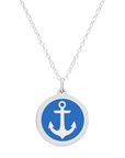 ORIGINAL ANCHOR CHARM in sterling silver with rhodium plate
