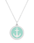ORIGINAL ANCHOR CHARM in sterling silver with rhodium plate