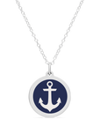ORIGINAL ANCHOR CHARM in sterling silver with rhodium plate