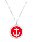 ORIGINAL ANCHOR CHARM in sterling silver with rhodium plate