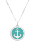 ORIGINAL ANCHOR CHARM in sterling silver with rhodium plate