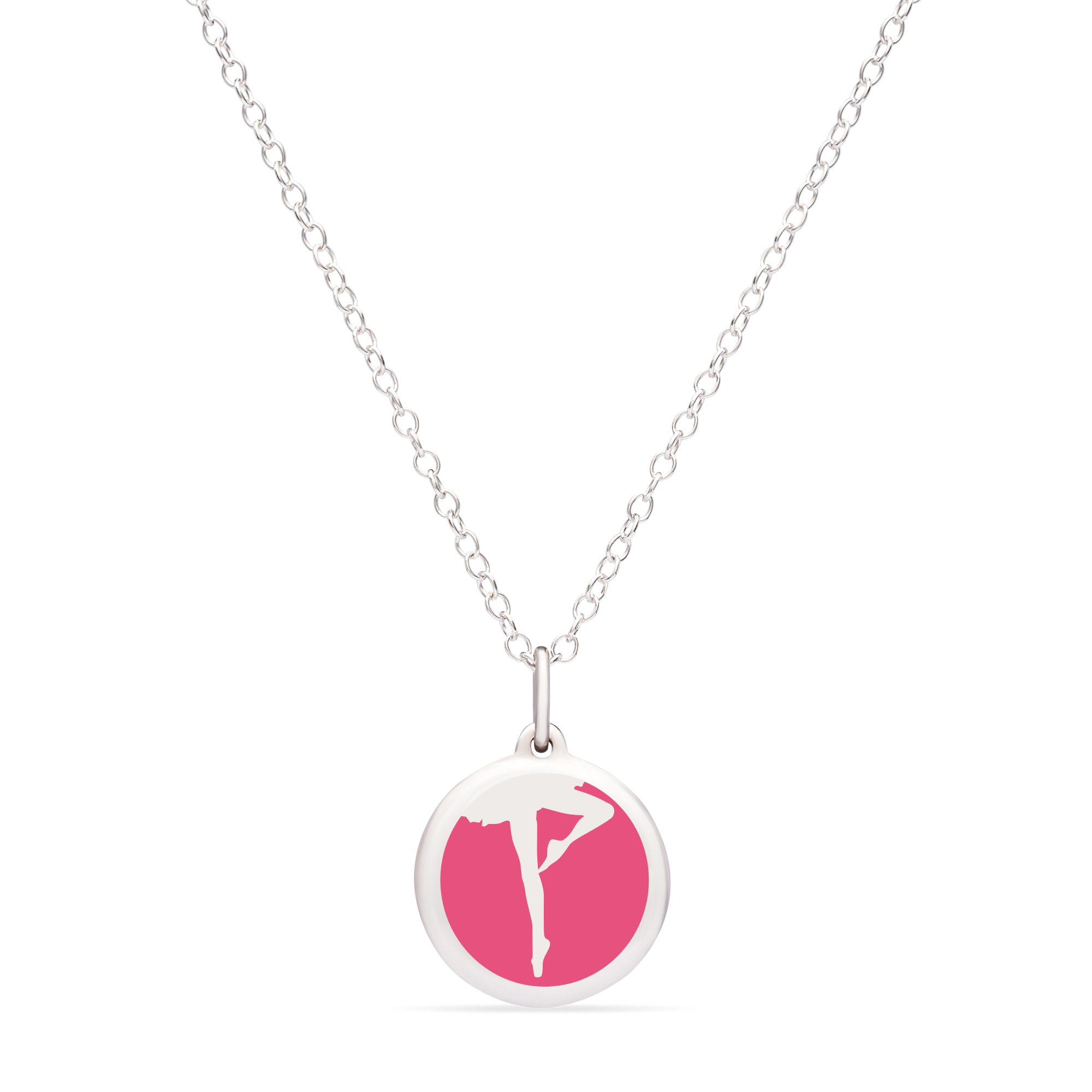 MINI BALLERINA CHARM sterling silver and rhodium plate