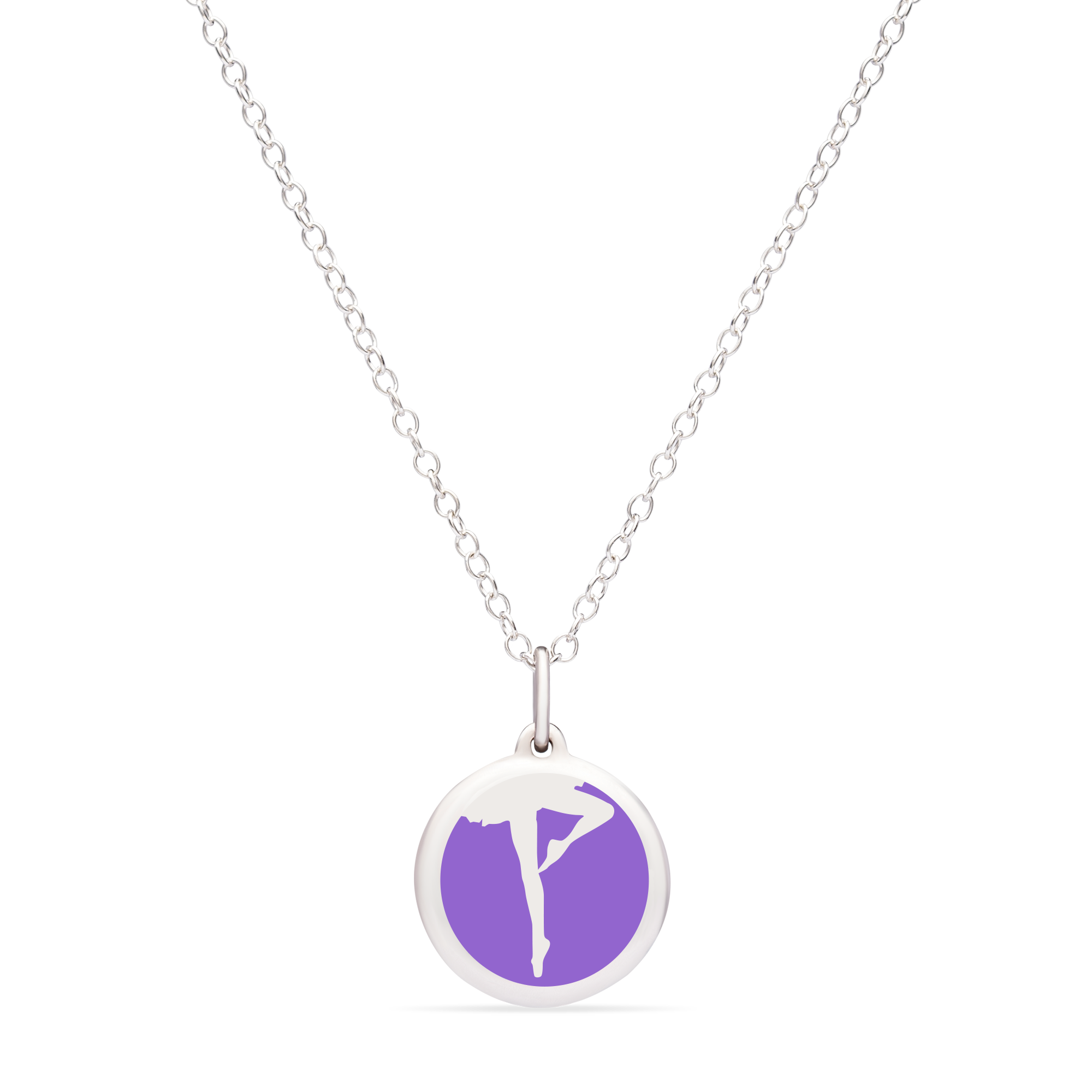MINI BALLERINA CHARM sterling silver and rhodium plate