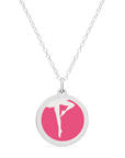 ORIGINAL BALLERINA CHARM in sterling silver with rhodium plate