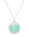ORIGINAL BALLERINA CHARM in sterling silver with rhodium plate