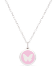 MINI BUTTERFLY CHARM sterling silver with rhodium plate