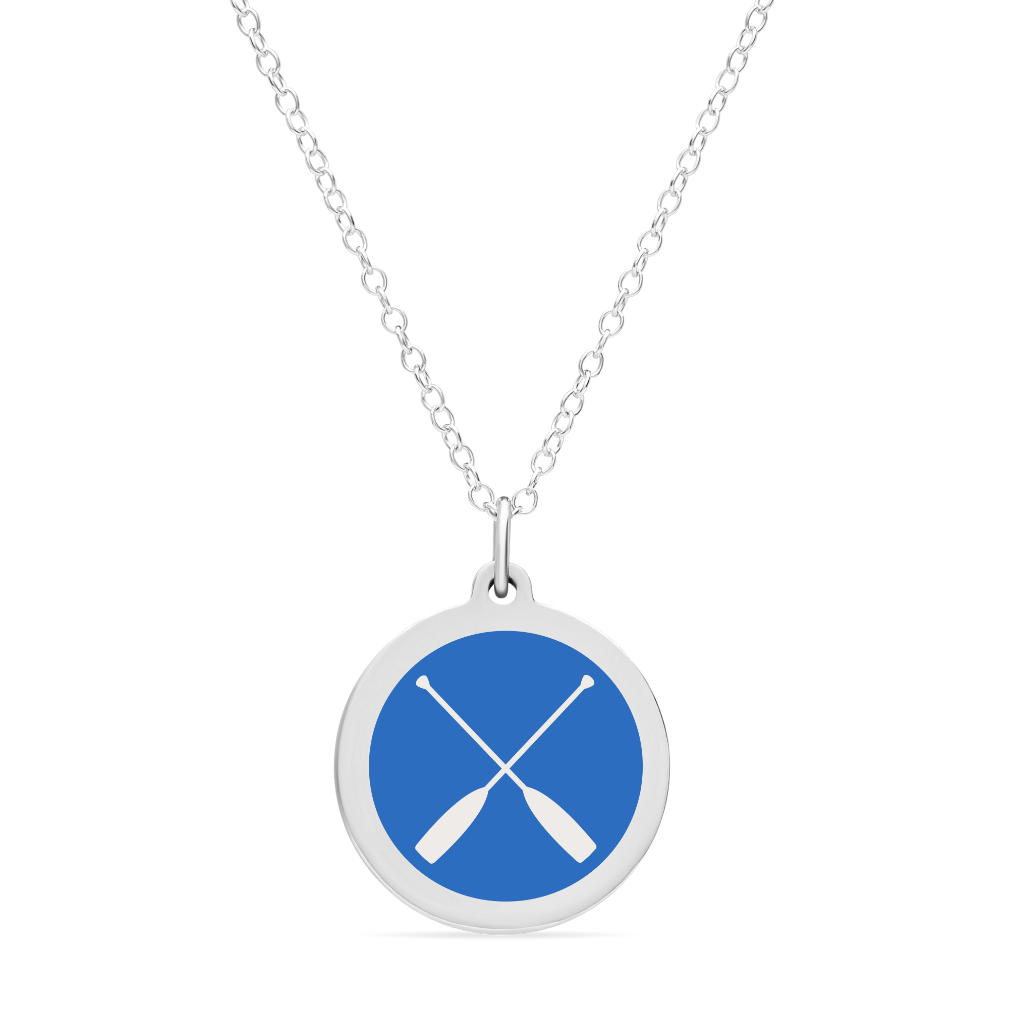 ORIGINAL CREW CHARM in sterling silver with rhodium plate