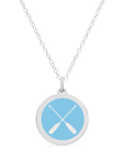ORIGINAL CREW CHARM in sterling silver with rhodium plate