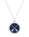 ORIGINAL CREW CHARM in sterling silver with rhodium plate