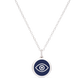 MINI EVIL EYE CHARM sterling silver with rhodium plate