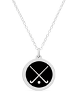 ORIGINAL FIELD HOCKEY CHARM in sterling silver with rhodium plate