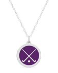 ORIGINAL FIELD HOCKEY CHARM in sterling silver with rhodium plate