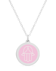 ORIGINAL HAMSA CHARM in sterling silver with rhodium plate