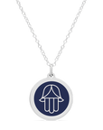 ORIGINAL HAMSA CHARM in sterling silver with rhodium plate
