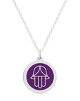 ORIGINAL HAMSA CHARM in sterling silver with rhodium plate