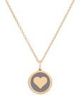 MINI HEART CHARM 14k gold vermeil
