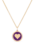MINI HEART CHARM 14k gold vermeil