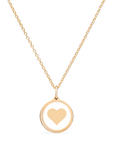 MINI HEART CHARM 14k gold vermeil