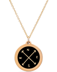 COMPASS CHARM with Inked By Dani