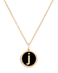 MINI INITIAL 'j' CHARM 14k gold vermeil