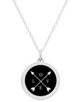 LARGE L.O.V.E. CHARM sterling silver with rhodium plate