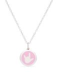 MINI LOVE HANDS CHARM sterling silver with rhodium plate