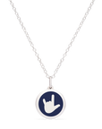 MINI LOVE HANDS CHARM sterling silver with rhodium plate