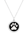 ORIGINAL PAW PRINT CHARM in sterling silver with rhodium plate
