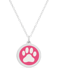 ORIGINAL PAW PRINT CHARM in sterling silver with rhodium plate