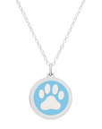 ORIGINAL PAW PRINT CHARM in sterling silver with rhodium plate
