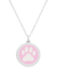 ORIGINAL PAW PRINT CHARM in sterling silver with rhodium plate