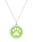 ORIGINAL PAW PRINT CHARM in sterling silver with rhodium plate