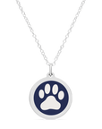 ORIGINAL PAW PRINT CHARM in sterling silver with rhodium plate