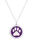 ORIGINAL PAW PRINT CHARM in sterling silver with rhodium plate