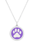 ORIGINAL PAW PRINT CHARM in sterling silver with rhodium plate
