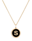MINI INITIAL 's' CHARM 14k gold vermeil