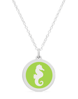 ORIGINAL SEAHORSE CHARM in sterling silver with rhodium plate