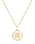MINI CLOVER CHARM 14k gold vermeil