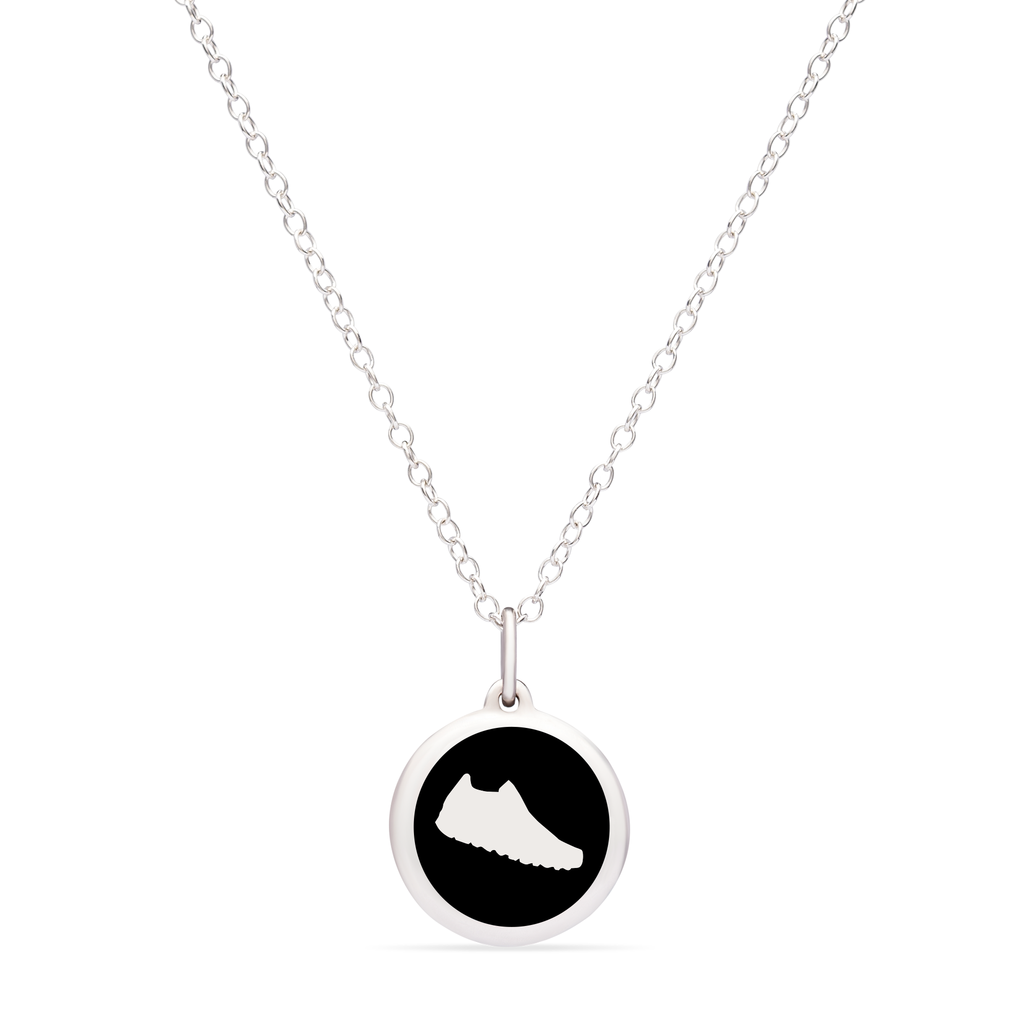 MINI SNEAKER CHARM sterling silver with rhodium plate