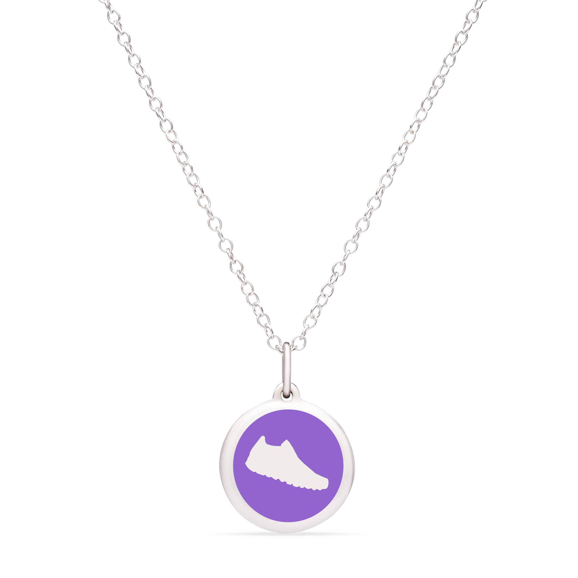 MINI SNEAKER CHARM sterling silver with rhodium plate