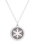 ORIGINAL SNOWFLAKE CHARM in sterling silver with rhodium plate