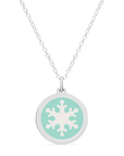 ORIGINAL SNOWFLAKE CHARM in sterling silver with rhodium plate